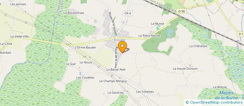 localisation de l'entreprise COMITE DEPARTEMENTAL DE BOXE DE LOIRE ATLANTIQUE  BOUEE