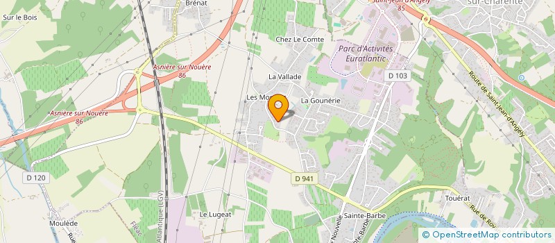 localisation de l'entreprise COMITE DEPARTEMENTAL DE CHARENTE DE LA FEDERATION FRANCAISE DES PECHES SPORTIVES à FLEAC