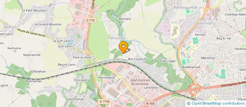 localisation de l'entreprise COMITE DEPARTEMENTAL DE CYCLISME DU MORBIHAN à VANNES