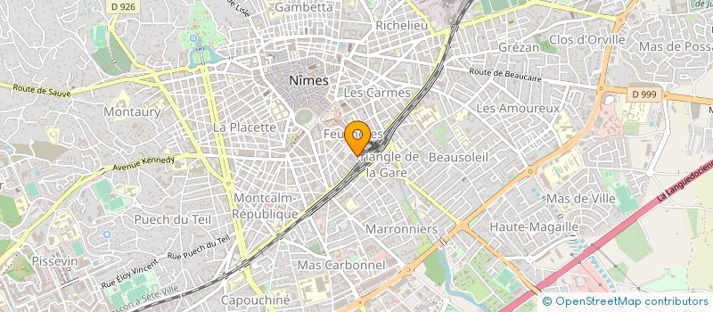 localisation de l'entreprise COMITE DEPARTEMENTAL DE CYCLOTOURISME  NIMES