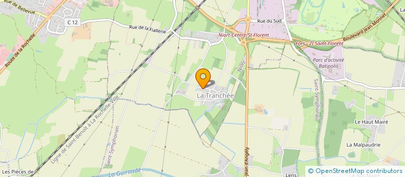 localisation de l'entreprise COMITE DEPARTEMENTAL DE CYCLOTOURISME DES DEUX-SEVRES  NIORT