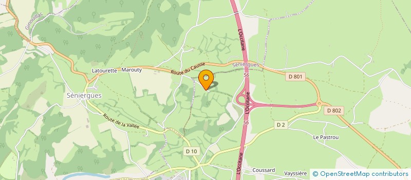 localisation de l'entreprise COMITE DEPARTEMENTAL DE CYCLOTOURISME DU LOT  CUR DE CAUSSE