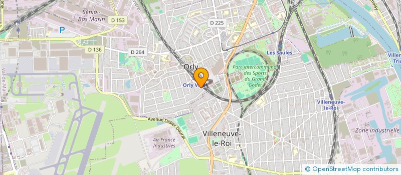 localisation de l'entreprise COMITE DEPARTEMENTAL DE DOUBLE DUTCH DU VAL DE MARNE à VITRY-SUR-SEINE