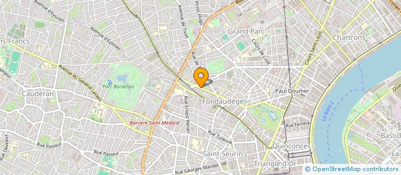 localisation de l'entreprise COMITE DEPARTEMENTAL DE GIRONDE DE FOOTBALL AMERICAIN  BORDEAUX