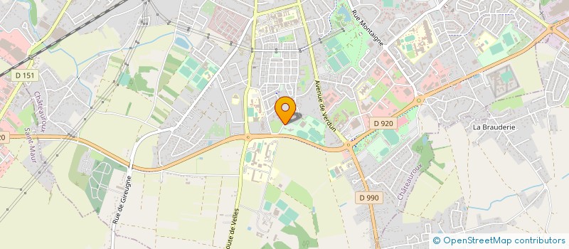 localisation de l'entreprise COMITE DEPARTEMENTAL DE GOLF DE L'INDRE à CHATEAUROUX