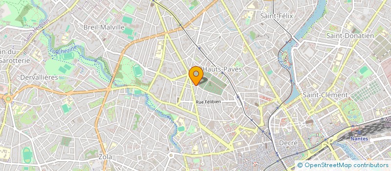 localisation de l'entreprise COMITE DEPARTEMENTAL DE HOCKEY SUR GLACE 44 à NANTES