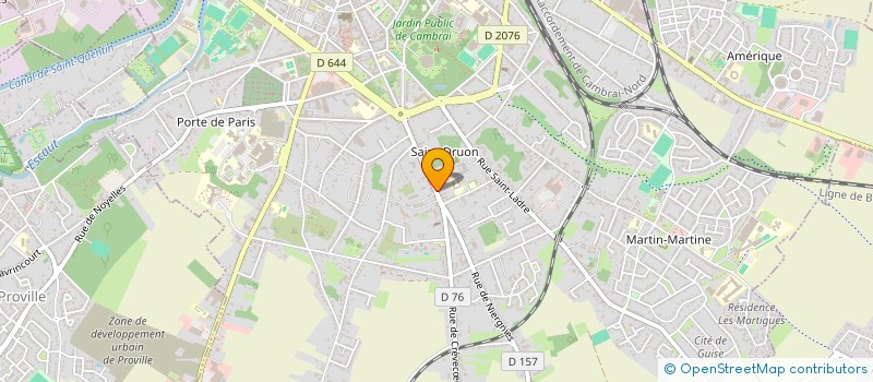 localisation de l'entreprise COMITE DEPARTEMENTAL DE JAVELOT TIR SUR CIBLE  CAMBRAI