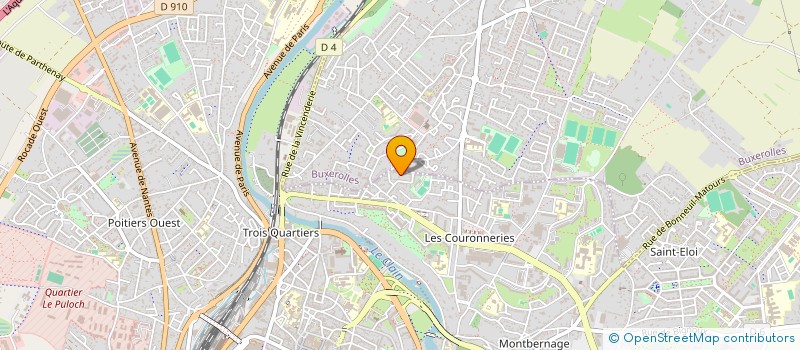 localisation de l'entreprise COMITE DEPARTEMENTAL DE JUDO à POITIERS