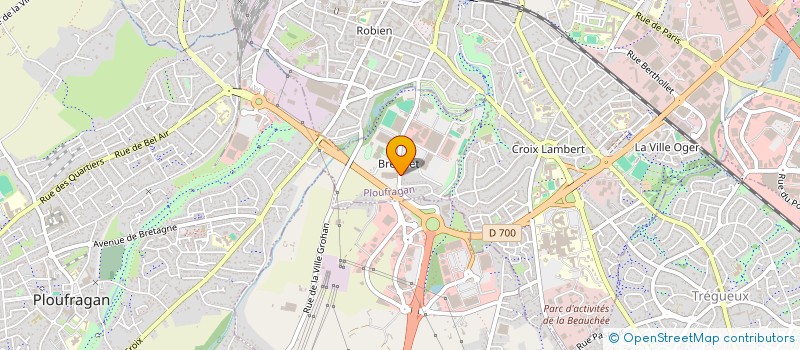 localisation de l'entreprise COMITE DEPARTEMENTAL DE JUDO à PLOUFRAGAN