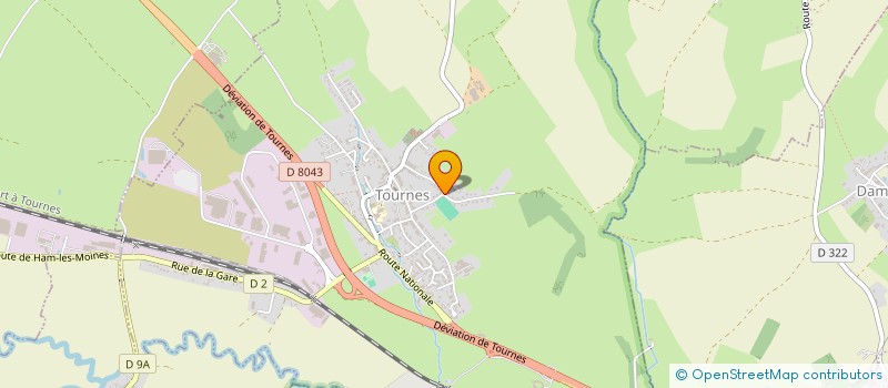 localisation de l'entreprise COMITE DEPARTEMENTAL DE KARATE ET DISCIPLINES ASSOCIEES DES ARDENNES  BAZEILLES