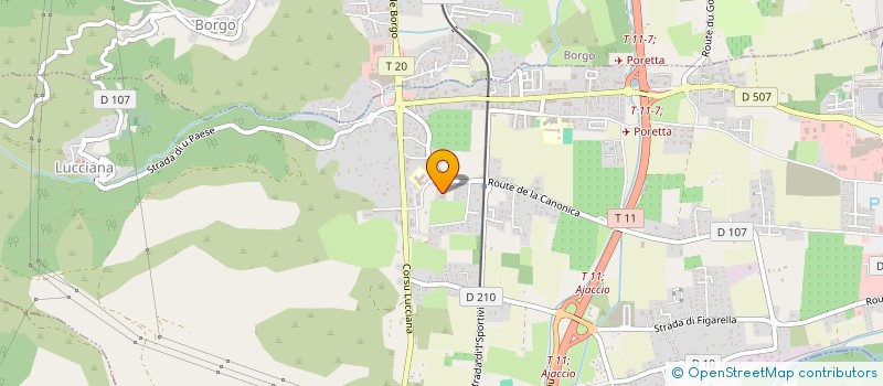 localisation de l'entreprise COMITE DEPARTEMENTAL DE KARATE ET DISCIPLINES ASSOCIEES HAUTE CORSE à BORGO