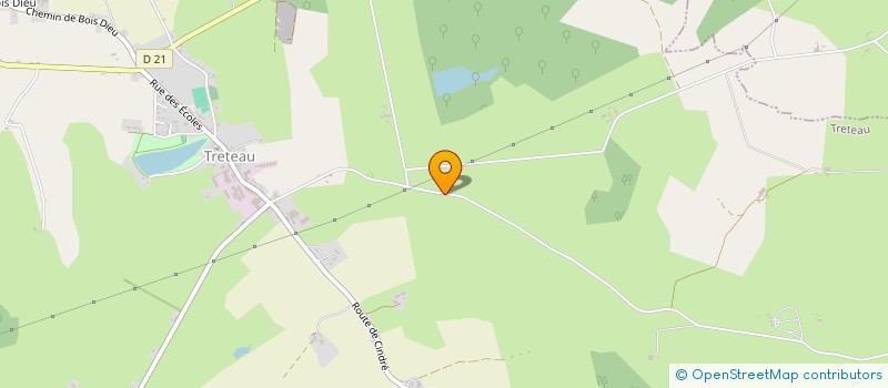 localisation de l'entreprise COMITE DEPARTEMENTAL DE L'ALLIER DE BADMINTON  YZEURE