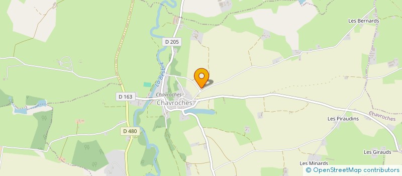 localisation de l'entreprise COMITE DEPARTEMENTAL DE L'ALLIER F.F.B.S.Q  CHAVROCHES