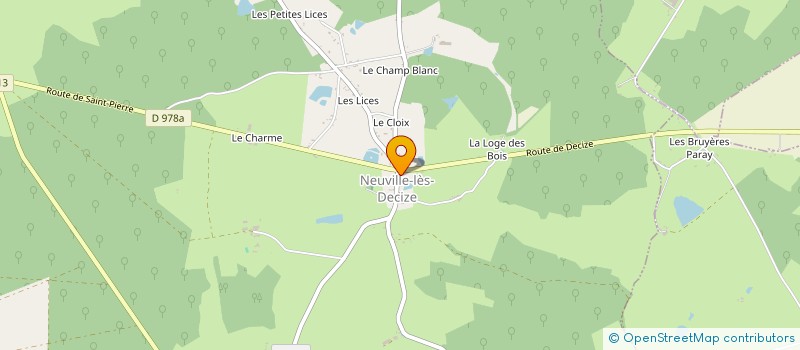 localisation de l'entreprise COMITE DEPARTEMENTAL DE L'EQUITATION  TOURY-LURCY