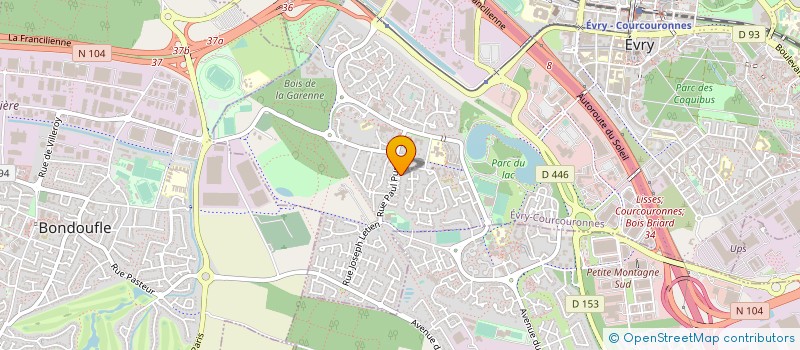 localisation de l'entreprise COMITE DEPARTEMENTAL DE L ESSONNE FSCP à JANVRY