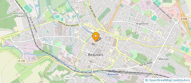 localisation de l'entreprise COMITE DEPARTEMENTAL DE L'OISE DE BADMINTON  BEAUVAIS