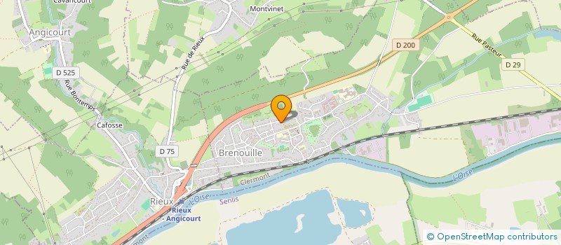 localisation de l'entreprise COMITE DEPARTEMENTAL DE L'OISE DE KARATE ET DISCIPLINES ASSOCIEES  BALAGNY-SUR-THERAIN