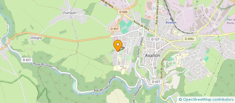 localisation de l'entreprise COMITE DEPARTEMENTAL DE L'YONNE FFFORCE à AVALLON