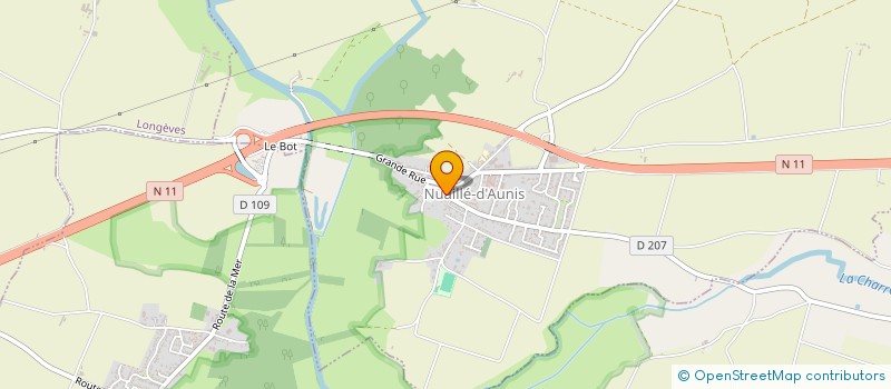 localisation de l'entreprise COMITE DEPARTEMENTAL DE LA CHARENTE-MARITIME DE ROLLER ET SKATEBOARD  NUAILLE-D'AUNIS