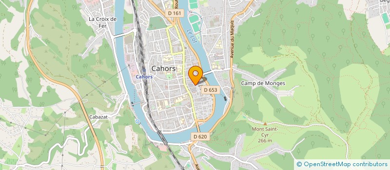 localisation de l'entreprise COMITE DEPARTEMENTAL DE LA DANSE  CAHORS