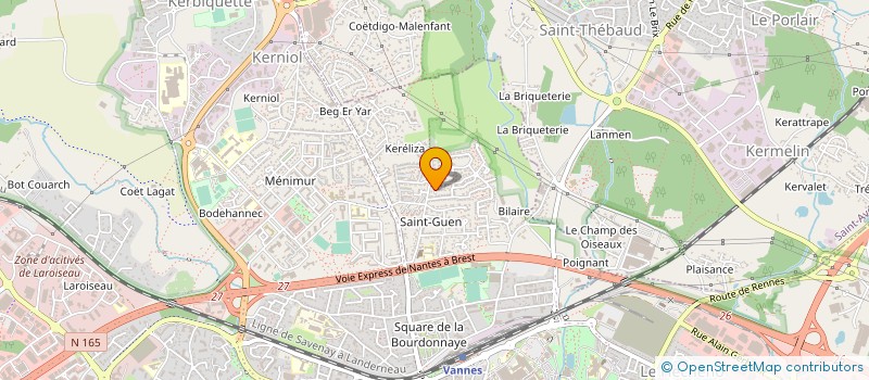 localisation de l'entreprise COMITE DEPARTEMENTAL DE LA FEDERATION DU SPORT TRAVAILLISTE à VANNES