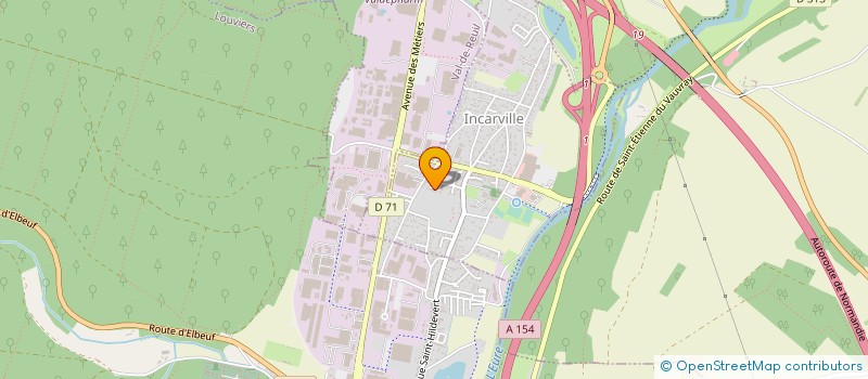 localisation de l'entreprise COMITE DEPARTEMENTAL DE LA FEDERATION FRANCAISE DE LUTTE ET DISCIPLINES ASSOCIEES (FFLDA) DE L'EURE  INCARVILLE