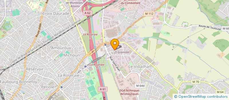 localisation de l'entreprise COMITE DEPARTEMENTAL DE LA HAUTE GARONNE D ALTHEROPHILIE MUSCULATION FORCE ATHLETIQUE CULTURISME à BALMA