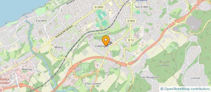localisation de l'entreprise COMITE DEPARTEMENTAL DE LA HAUTE SAVOIE DE VEHICULES RADIO COMMANDEES à THONON-LES-BAINS