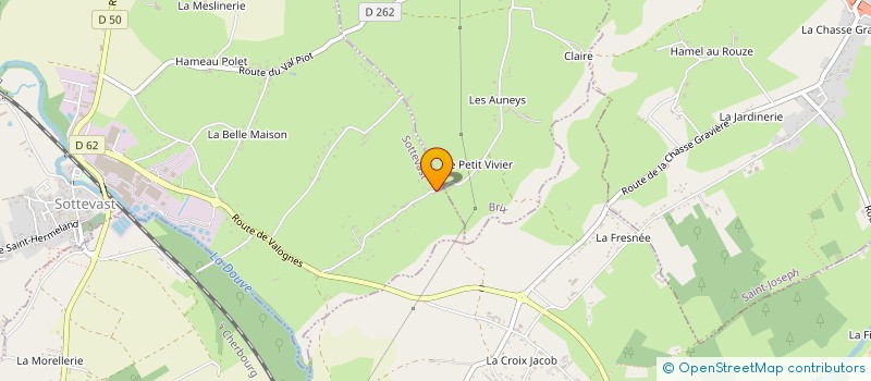 localisation de l'entreprise COMITE DEPARTEMENTAL DE LA MANCHE DE LA FEDERATION NAUTIQUE DE PECHE SPORTIVE EN APNEE  SOTTEVAST