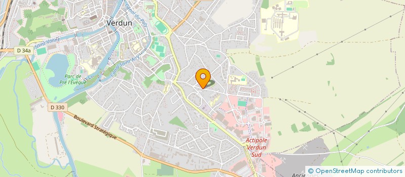 localisation de l'entreprise COMITE DEPARTEMENTAL DE LA MEUSE D'AIKIDO ET DE BUDO à VERDUN