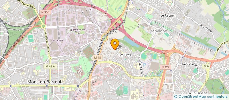 localisation de l'entreprise COMITE DEPARTEMENTAL DE LA RETRAITE SPORTIVE (CODERS 59)  VILLENEUVE-D'ASCQ