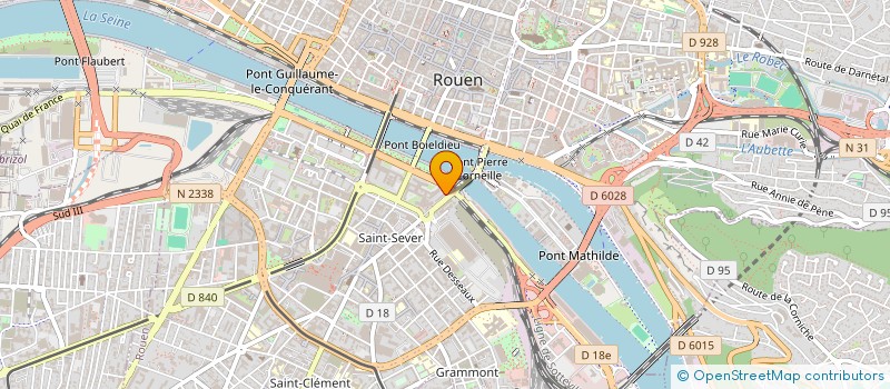 localisation de l'entreprise COMITE DEPARTEMENTAL DE LA SEINE-MARITIME DE LA FEDERATION FRANCAISE DE NATATION  LES LOGES