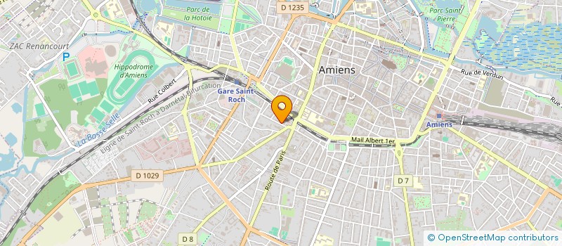 localisation de l'entreprise COMITE DEPARTEMENTAL DE LA SOMME CONTRE LES MALADIES RESPIRATOIRES  AMIENS