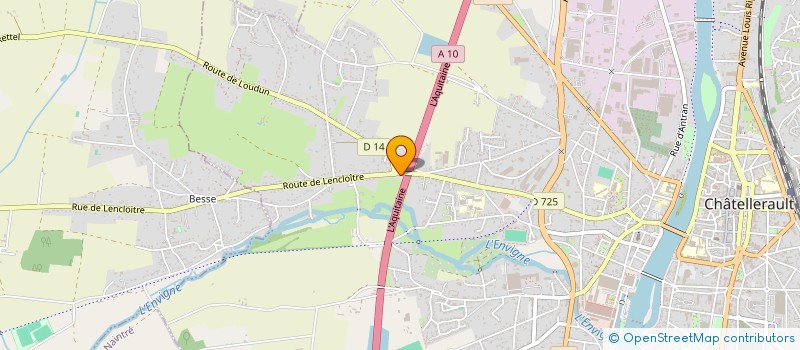 localisation de l'entreprise COMITE DEPARTEMENTAL DE LA VIENNE D'HALTEROPHILIE ET DE MUSCULATION à CHATELLERAULT