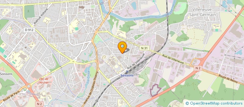 localisation de l'entreprise COMITE DEPARTEMENTAL DE LUTTE DE L AISNE à SOISSONS