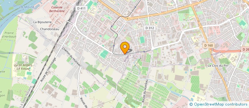 localisation de l'entreprise COMITE DEPARTEMENTAL DE LUTTE ET D.A DU MAINE ET LOIRE à ANGERS