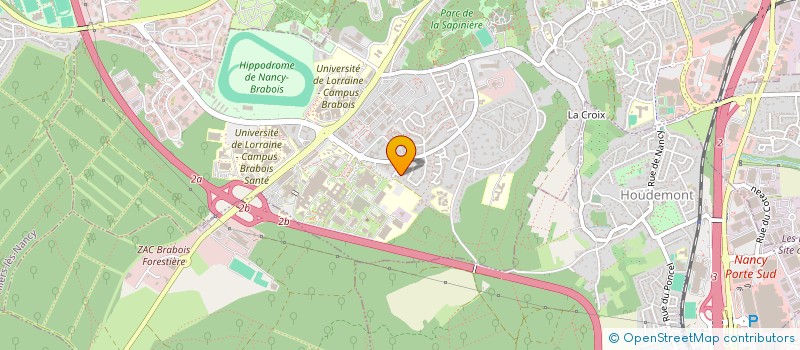 localisation de l'entreprise COMITE DEPARTEMENTAL DE MEURTHE ET MOSELLE DE LA FEDERATION DES PECHES SPORTIVES  VANDUVRE-LES-NANCY