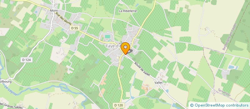 localisation de l'entreprise COMITE DEPARTEMENTAL DE MOTOCYCLISME DE MAINE ET LOIRE  BELLEVIGNE-EN-LAYON