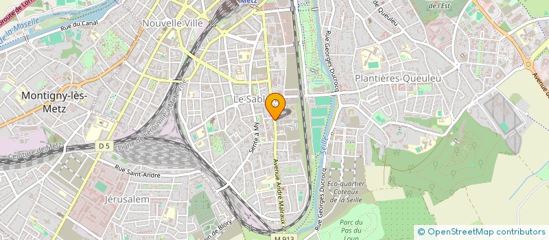 localisation de l'entreprise COMITE DEPARTEMENTAL DE ROLLERS SKATING DE MOSELLE  METZ