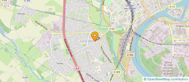 localisation de l'entreprise COMITE DEPARTEMENTAL DE SAONE ET LOIRE DE SAVATE BOXE FRANCAISE ET DA à SAINT-REMY