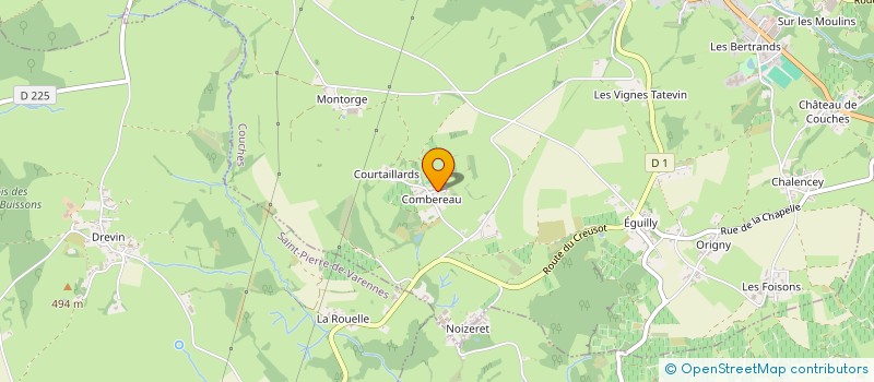 localisation de l'entreprise COMITE DEPARTEMENTAL DE SAONE ET LOIRE FFHMFAC  SAINT-GERVAIS-SUR-COUCHES