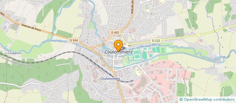 localisation de l'entreprise COMITE DEPARTEMENTAL DE SEINE ET MARNE DE KARATE ET DISCIPLINES ASSOCIEES à COULOMMIERS