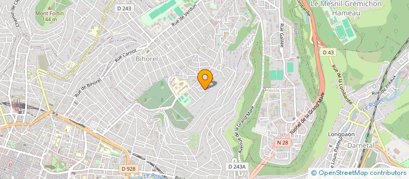 localisation de l'entreprise COMITE DEPARTEMENTAL DE SEINE MARITIME F.F.S.T.B à ROUEN