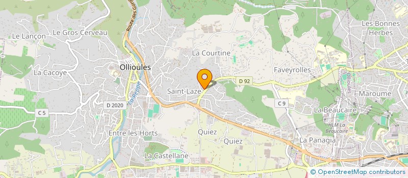 localisation de l'entreprise COMITE DEPARTEMENTAL DE SKI DU VAR à OLLIOULES