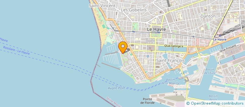 localisation de l'entreprise COMITE DEPARTEMENTAL DE SM DE BOXE  LE HAVRE