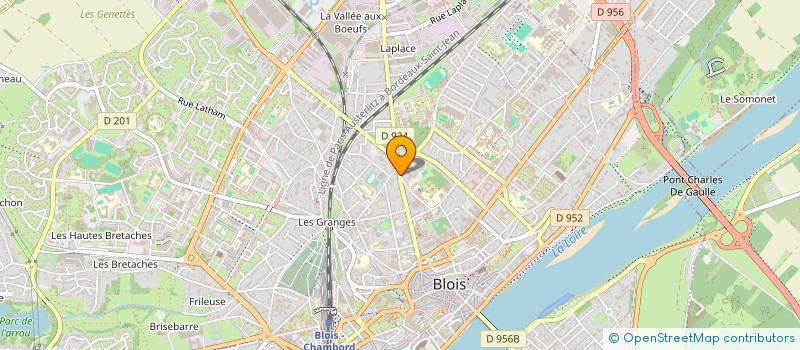 localisation de l'entreprise COMITE DEPARTEMENTAL DE SOINS PALLIATIFS  BLOIS