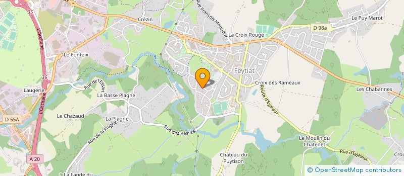 localisation de l'entreprise COMITE DEPARTEMENTAL DE SPELEOLOGIE 87 à FEYTIAT