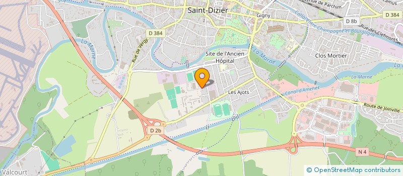 localisation de l'entreprise COMITE DEPARTEMENTAL DE SPELEOLOGIE DE HAUTE MARNE à SAINT-DIZIER