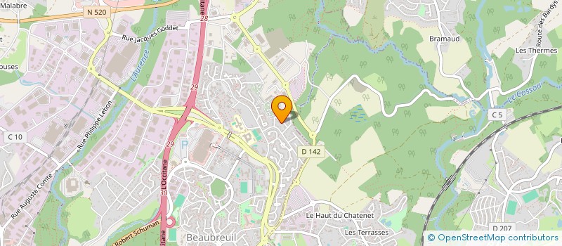 localisation de l'entreprise COMITE DEPARTEMENTAL DE SPORT ADAPTE à LIMOGES
