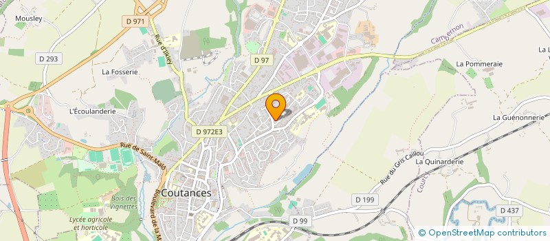 localisation de l'entreprise COMITE DEPARTEMENTAL DE SPORT ADAPTE DE LA MANCHE  COUTANCES